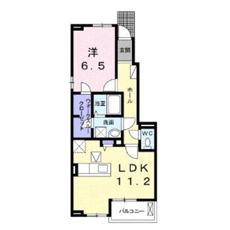 古閑入口 徒歩2分 1階の物件間取画像